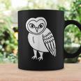 フクロウ愛好家 メンフクロウ かわいい 白い鳥 精神 動物 自然 アート コーヒーマグ ギフトのアイデア