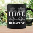 ブダペスト ハンガリー 街並み地図 旅行 コーヒーマグ ギフトのアイデア