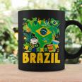 ブラジル国旗衣装のアイデア ブラジル&ブラジルの国旗 コーヒーマグ ギフトのアイデア
