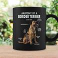 ボーダーテリアの解剖学 長袖tシャツ コーヒーマグ ギフトのアイデア