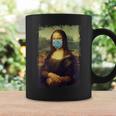 マスク付きモナリザ面白い有名な絵画検疫 コーヒーマグ ギフトのアイデア