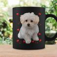 マルチーズ 犬 オーナー ラバー デザイン 子犬 ハート デザイン コーヒーマグ ギフトのアイデア