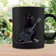 ミュージシャン黒猫ギタリストボンベイキャッツウィズギター コーヒーマグ ギフトのアイデア