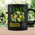ライム 面白い 高い ビタミンc 抗酸化剤 その他の栄養素 コーヒーマグ ギフトのアイデア