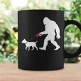 レトロ ビッグフットウォーキング 杖 コルソ 犬 面白い サスカッチ 長袖tシャツ コーヒーマグ ギフトのアイデア