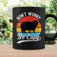 レトロ 面白い カピバラ Don't Worry Be Capy コーヒーマグ ギフトのアイデア