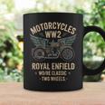 ロイヤルエンフィールドwdReクラシックモーターサイクルww2 長袖tシャツ コーヒーマグ ギフトのアイデア