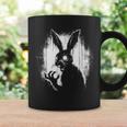 不気味なゴスウサギ、ホラーバニー、奇妙なコアウサギ コーヒーマグ ギフトのアイデア