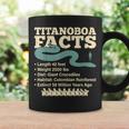 古代最強蛇ティタノボア解説 Titanoboa Facts 恐竜時代雑学 科学学習 コーヒーマグ ギフトのアイデア