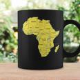 手描きアフリカ地図tシャツ 国名付き コーヒーマグ ギフトのアイデア