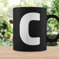 文字c 大文字 アルファベット モノグラム イニシャル コーヒーマグ ギフトのアイデア