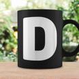文字d 大文字 アルファベット モノグラム イニシャル コーヒーマグ ギフトのアイデア