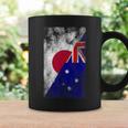 日本とオーストラリアの国旗 日本オーストラリア。 コーヒーマグ ギフトのアイデア