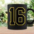 番号 16インチ ブラック コーヒーマグ ギフトのアイデア
