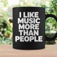 私は人より音楽が好き 長袖tシャツ コーヒーマグ ギフトのアイデア