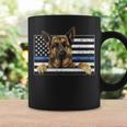 細いブルーライン K9 ジャーマンシェパード 犬 警察官 コーヒーマグ ギフトのアイデア