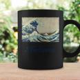 葛飾北斎作 神奈川沖 ビッグウェーブ コーヒーマグ ギフトのアイデア