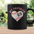 野球選手23ジャージー衣装 No＃23スポーツファンギフト Baseball Jersey Number 23 コーヒーマグ ギフトのアイデア