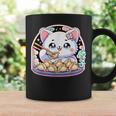 餃子、餃子を食べるカワイイ猫、餃子 コーヒーマグ ギフトのアイデア