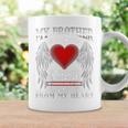 バックプリント My Guardian Angel Brotherメモリアル コーヒーマグ ギフトのアイデア