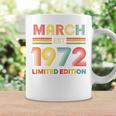 1972年3月日 誕生日 限定版 54歳 54歳 コーヒーマグ ギフトのアイデア