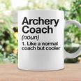 Archery Coach Sports Definition Trainer Instructor Coffee Mug Gifts ideas