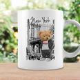 Cool New York City Teddy Bear Illustration Graphic s コーヒーマグ ギフトのアイデア