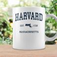 Harvard マサチューセッツ州 ヴィンテージ スポーツ デザイン ネイビー プリント コーヒーマグ ギフトのアイデア