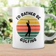 I'd Rather Be Golfing Golfer スポーツアパレル ゴルフ メンズ コーヒーマグ ギフトのアイデア
