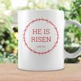 He Is Risen – イエス・キリストの復活イースター聖書の一節 コーヒーマグ ギフトのアイデア