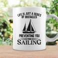 Life Is Just Aeries Obstacles セーリング ヨット コーヒーマグ ギフトのアイデア