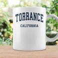 Torrance California Ca ビンテージ アスレチック スポーツデザイン コーヒーマグ ギフトのアイデア