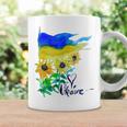 ウクライナ国旗 ひまわりの愛 ウクライナの強い服 コーヒーマグ ギフトのアイデア