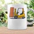 キッズ フォークリフト車両工事現場掘削機建設作業員 男の子 コーヒーマグ ギフトのアイデア