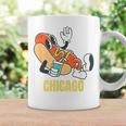 シカゴホットドッグ ストリートフード ホットドッグ マスタード付き コーヒーマグ ギフトのアイデア