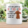 トイプードル最高の犬ママバレンタインデー面白い犬の恋人 長袖tシャツ コーヒーマグ ギフトのアイデア