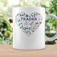 トレーダーハート I Love Cryptocurrencyトレーディング 暗号トレーダー コーヒーマグ ギフトのアイデア