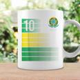 ブラジル国旗 10番 ブラジル サッカー メンズ レディース ボーイズ ガールズ キッズ コーヒーマグ ギフトのアイデア
