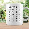 猫の手も借りたい 視力検査表パロディ コーヒーマグ ギフトのアイデア