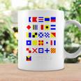 航海信号旗 アルファベット コーヒーマグ ギフトのアイデア