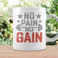 裏面にプリント No Pain No Gainign No Pain No Gain Meme コーヒーマグ ギフトのアイデア