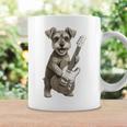 面白いtシャツ シュナウザー 犬 ギター イヌ メンズ 犬好き グッズ かわいい おもしろ 面白い 服 ネタ コーヒーマグ ギフトのアイデア