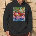 Banderas Del Mundo En Gradación De Color Banderas Nacionales Sudadera Estilo de vida