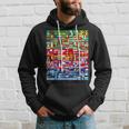 Banderas Del Mundo En Gradación De Color Banderas Nacionales Sudadera Regalos para él