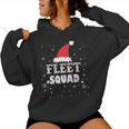 Fleet Squad Christmas Fleet Manager Matching Xmas Women's Hoodie