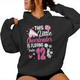 This Little Cheerleader Is Flipping Into 12 Year Old Bday Women's Hoodie