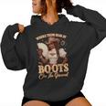 Melanin Cowgirl Swag History Africa Melanin Juneteenth Women's Hoodie