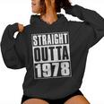 Straight Outta 1978 Womenintage 1978 Birth Of Birthday レディースパーカー