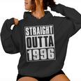 Straight Outta 1996 Womenintage 1996 Birth Of Birthday 長袖tシャツ レディースパーカー