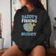 Daddy's Fishing Buddyon Daughter ギフトtシャツ レディースパーカー 彼女への贈り物